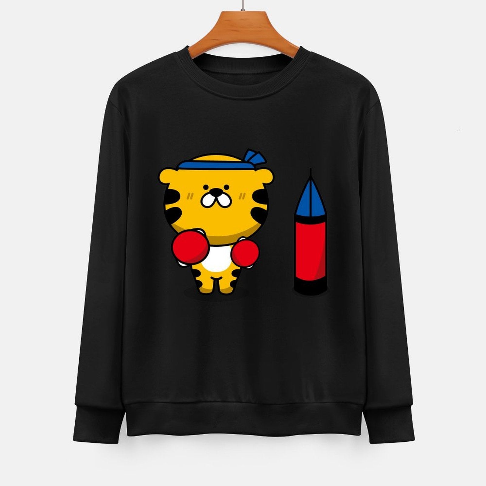 Front Patterned Long Sleeve TopReliable Everyday